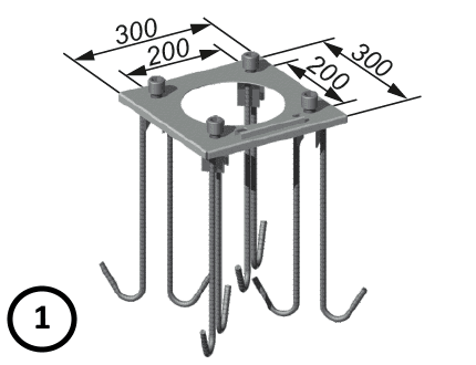 lighting pole foundation