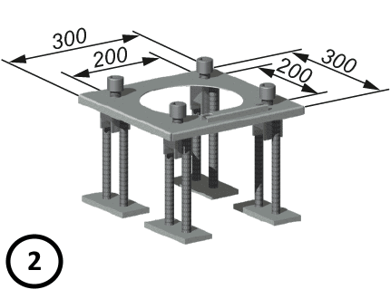 lighting pole foundation