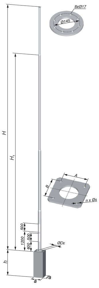 lighting column