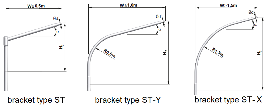 bracket for lighting pole