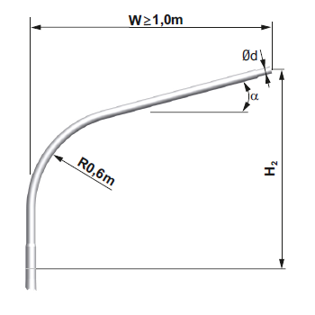 bracket for lamp post