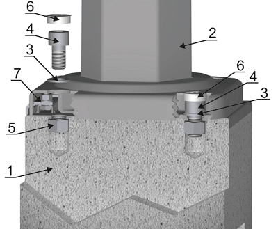 hinge lighting pole