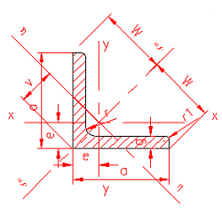 L steel profile