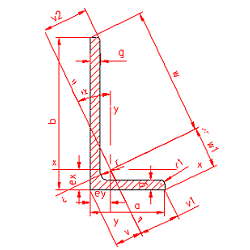 L steel profile