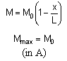 bending moment formula