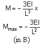 bending moment formula