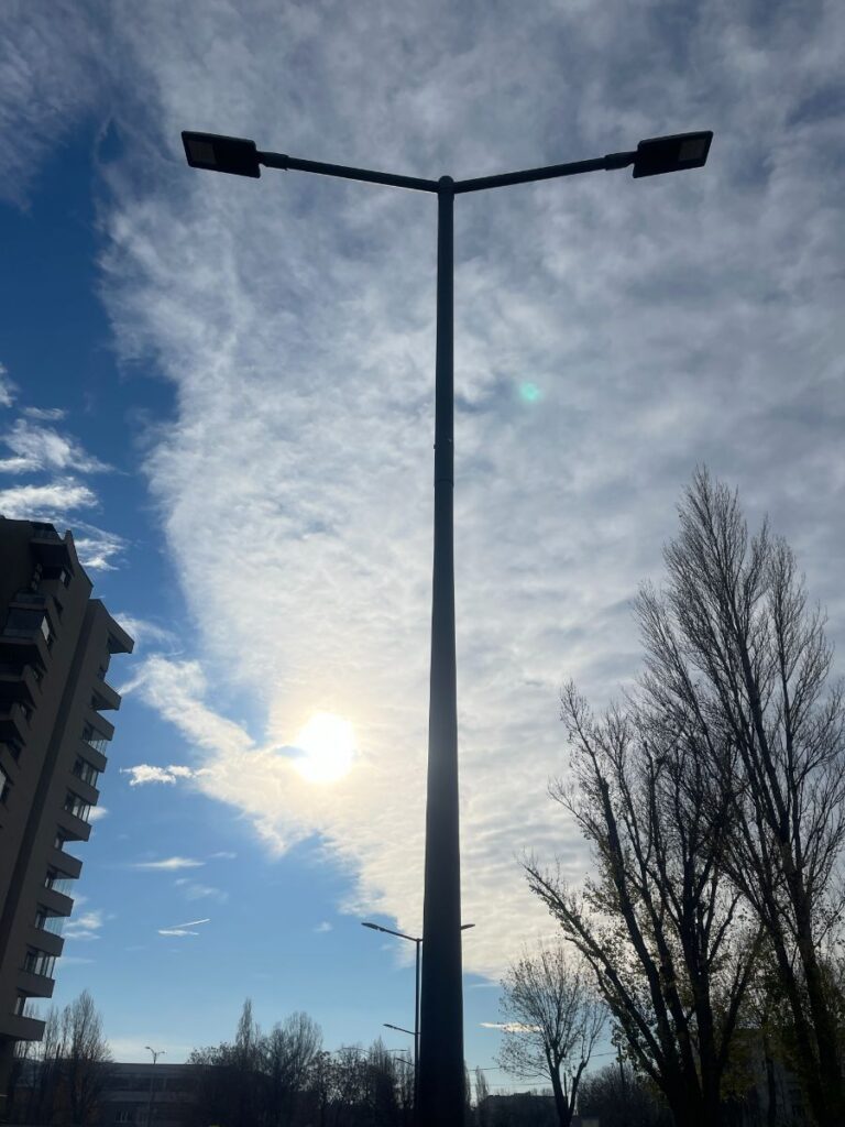 aluminium lighting pole