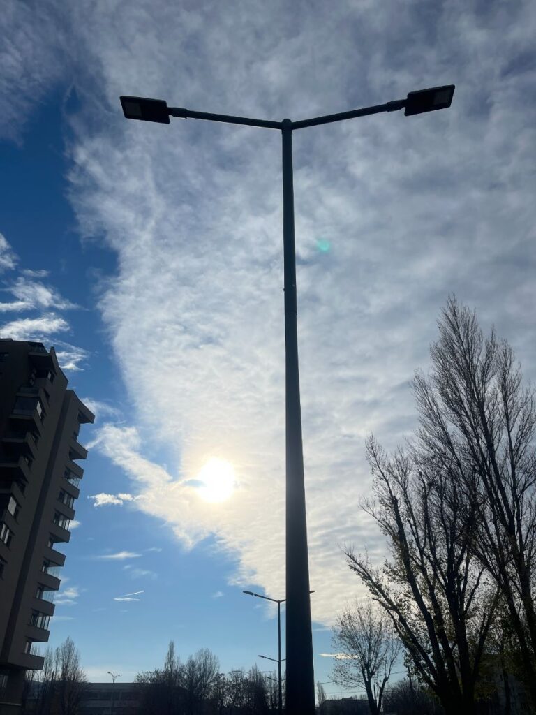 aluminium lighting pole