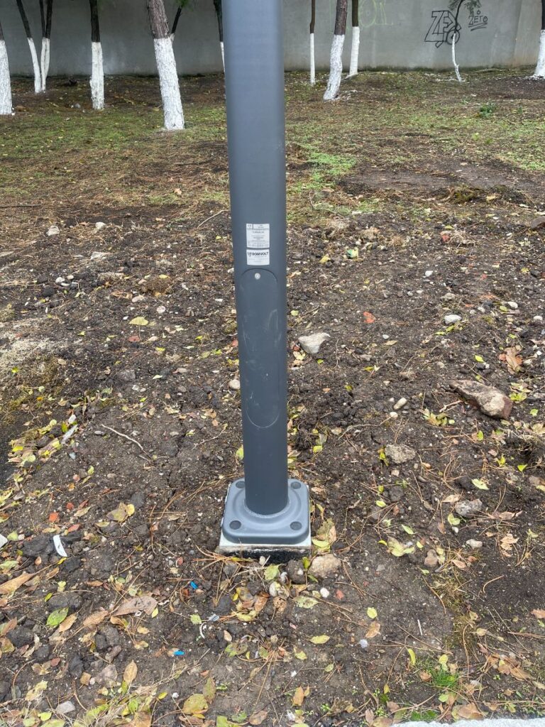 aluminium lighting pole