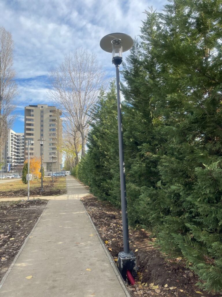 aluminium lighting pole