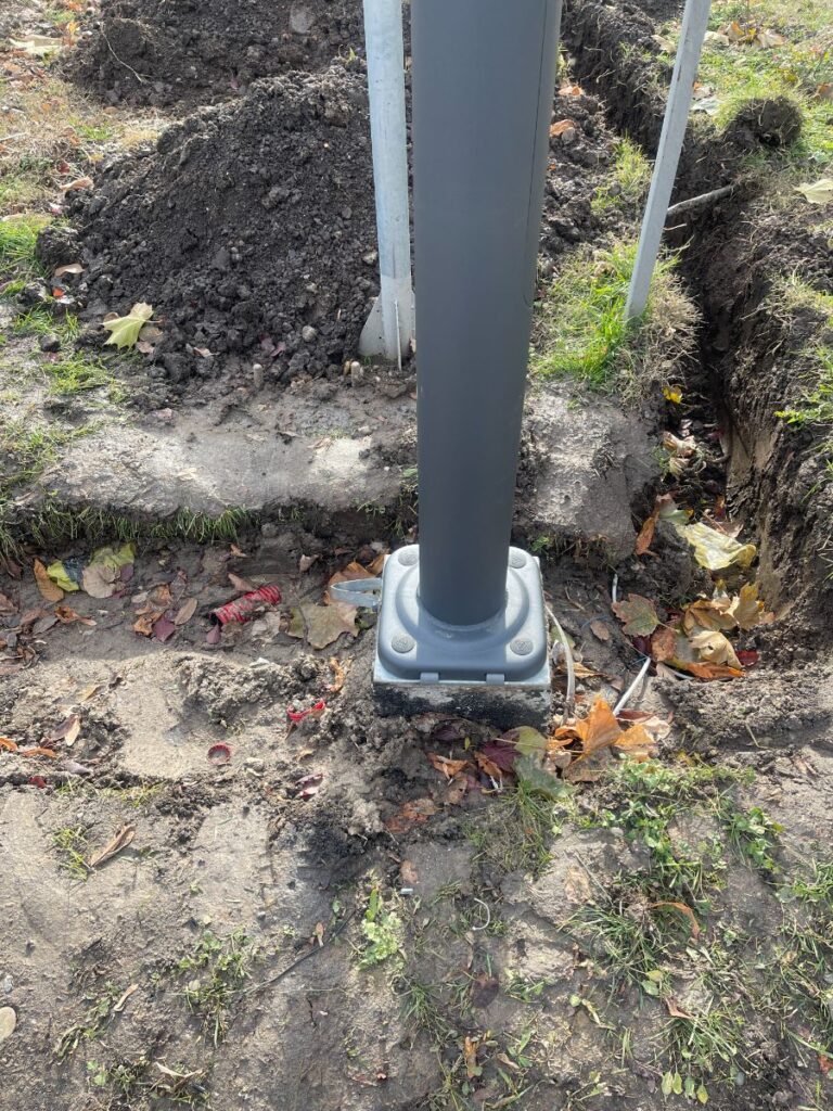 aluminium lighting pole