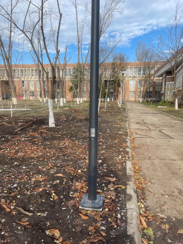 aluminium lighting pole