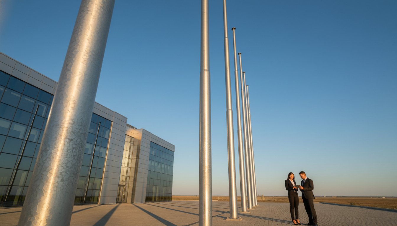 Commercial Galvanized Steel Flag Poles: A Technical Buyer’s Guide for 2026