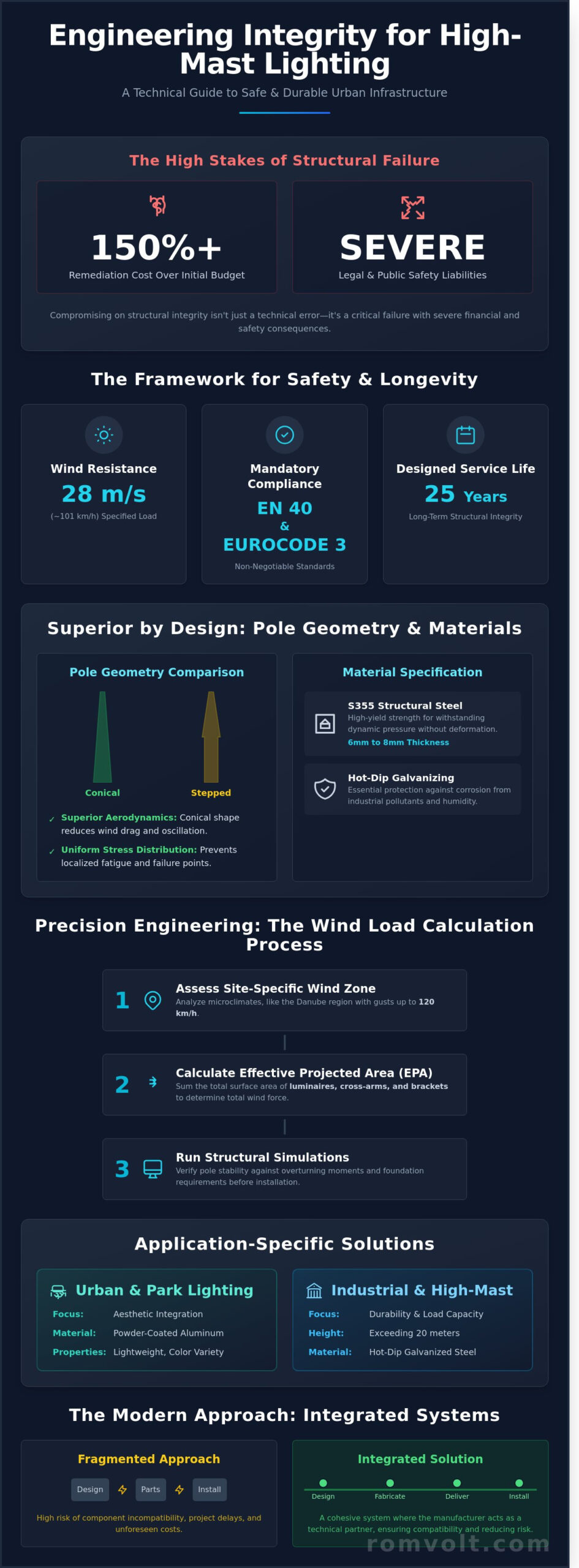 Infrastructure Lighting Projects in Galați: Technical Standards and Engineering